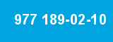 977 189-02-10 977 189-02-10